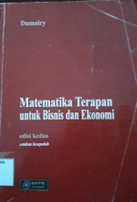 Matematika terapan untuk bisnis dan ekonomi