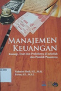 Manajemen keuanagan : konsep, teori dan praktiknya di sekolah dan pondok pesantren