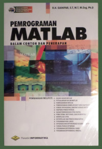 Pemrograman matlab dalam contoh dan penerapan