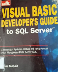 Visual basic developer's guide to sql server