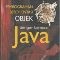 Pemgrograman Berorientasi Objek dengan Bahasa Java