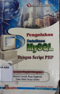 Pengolahan database mysql dengan script php