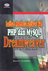 Latihan membuat aplikasi web php dan mysql dengan dreamweaver