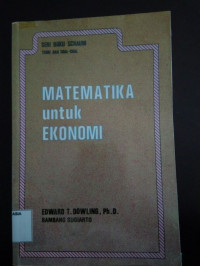 Matematika untuk ekonomi