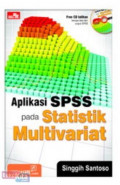 Aplikasi spss pada statistik multivariat