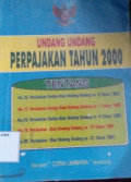 Undang-undang perpajakan tahun 2000