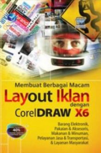 Membuat berbagai macam layout iklan dengan coreldraw x6