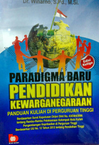 Paradigma baru pendidikan kewarganegaraan panduan kuliah di perguruan tinggi jilid