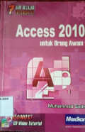 7 Jam Belajar Access 2010 untuk Orang Awam