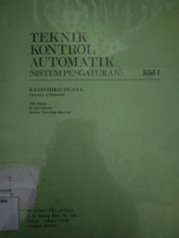 Teknik kontrol automatik (sistem pengaturan) jilid 1