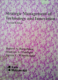 Strategic management of technology and innovation