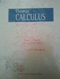 Thomas' calculus