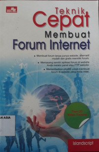 Teknik Cepat Membuat Forum Internet