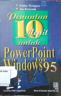 Penuntun 10 Menit untuk Power Point for Windows 95