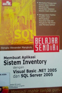 Membuat aplikasi sistem inventory dengan visual basic.net 2005 san sql server 2005