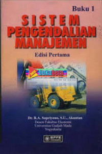 Sistem pengendalian manajemen buku 1