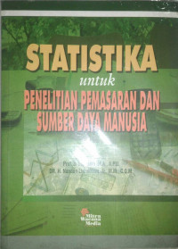 Statistik untuk penelitian pemasaran dan sumberdaya manusia